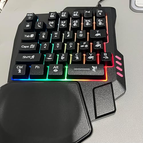 Amazon | 片手ゲーミングキーボード 左手きーぼーど switch キーボード